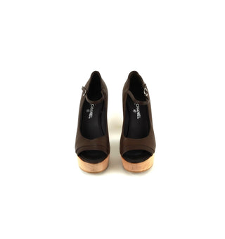 Peep-Toe Platform Pumps