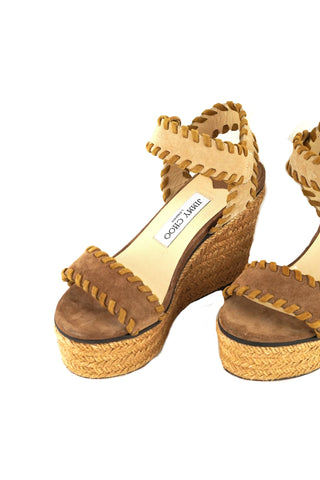 Abigail 100 Suede Wedge Sandals