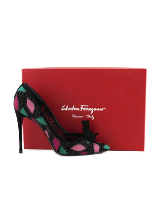 Erin Lace Colorblock Pumps