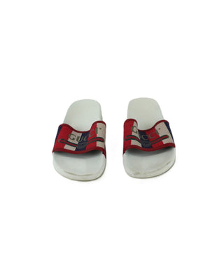 Sylvie Stripe Logo Pursuit Slide Sandals