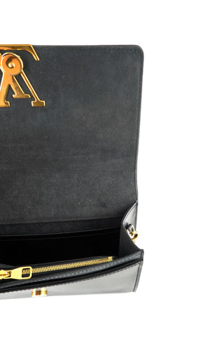 Fleur De Lys Pochette Studded Chain Bag