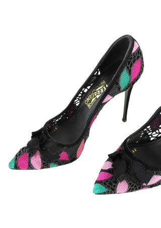 Erin Lace Colorblock Pumps