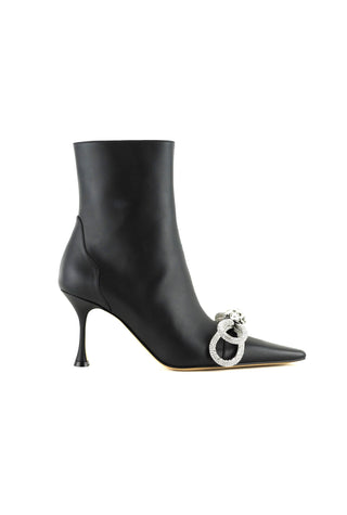 Double Bow Ankle Boots