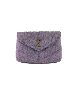 Loulou Puffer Monogram Pouch Clutch