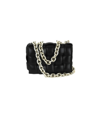 Maxi Intreccio Padded Chain Cassette Crossbody Bag