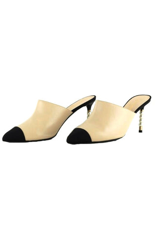 Interlocking CC Logo Peal Mules