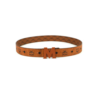 Claus M Reversible Monogram Belt 1.5"