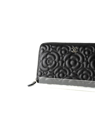 Camellia Zip-Around Wallet