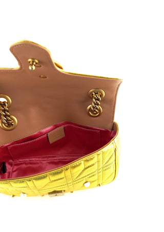Studded Pearly GG Marmont Flap Bag