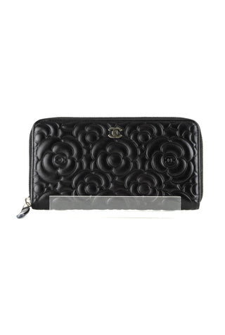 Camellia Zip-Around Wallet