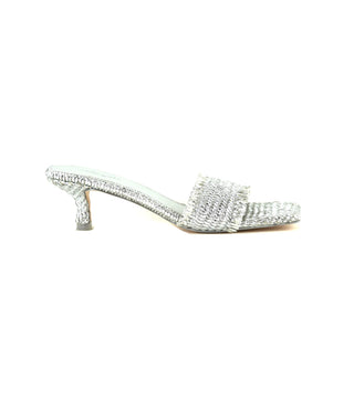 Ada Woven Kitten Heel Sandals