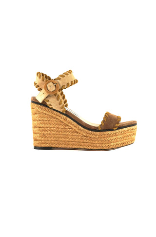Abigail 100 Suede Wedge Sandals