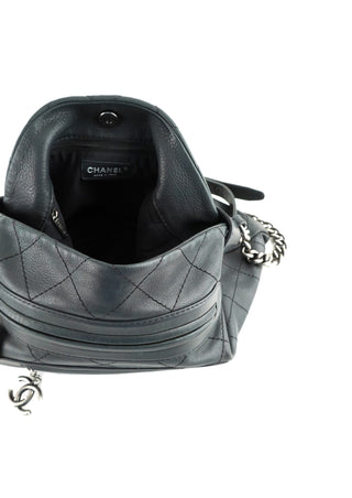 Vintage Paris-Edinburgh Front Zip Hobo Bag