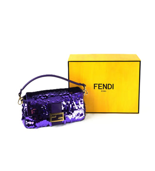 Sequin Baguette Bag