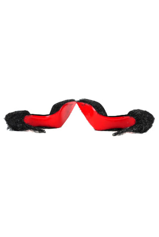 Fuzzy Half D'Orsay Pumps