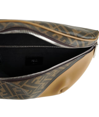 Diagonal Bi-Color Belt Bag