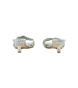 Ada Woven Kitten Heel Sandals