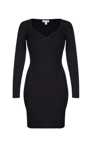 Ribbed Knitted Mini Dress