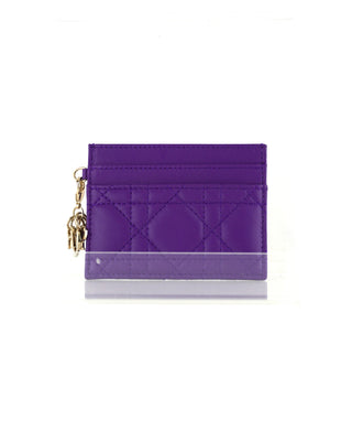 Lady Dior Card Holder Wallet