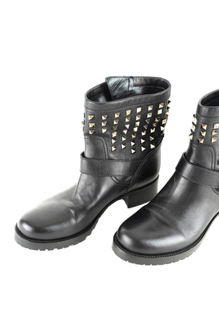 Rockstud Biker Boots