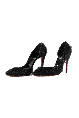 Fuzzy Half D'Orsay Pumps