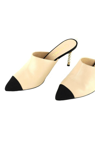 Interlocking CC Logo Peal Mules