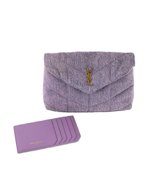 Loulou Puffer Monogram Pouch Clutch