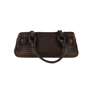 Nappa Intrecciato Frame Shoulder Bag