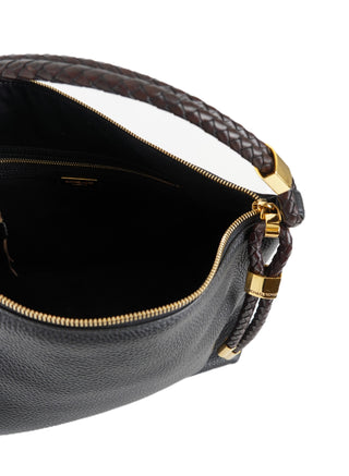 Lexington Large Pebbled Leather Shoulder Bag