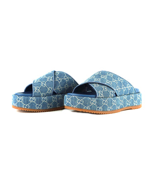 Angelina Crisscross Platform Sandals