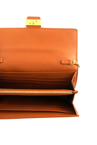 Baguette Continental Wallet with Chain Bag