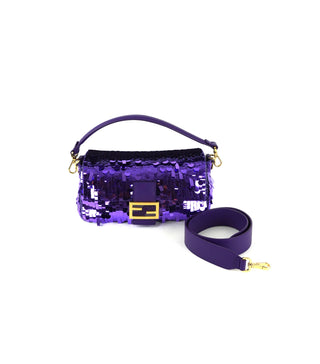 Sequin Baguette Bag