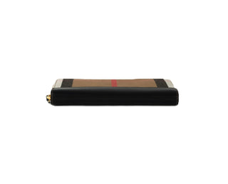 Large Check Zip Wallet