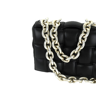 Maxi Intreccio Padded Chain Cassette Crossbody Bag
