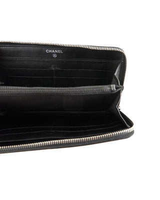 Camellia Zip-Around Wallet