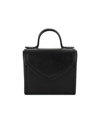 Vintage Heart-Shaped Top-Handle Vanity Bag