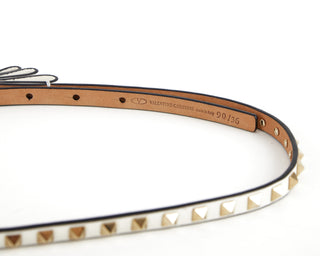 Skinny Patent Leather Belt