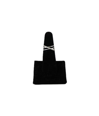 Crossover Diamond Ring