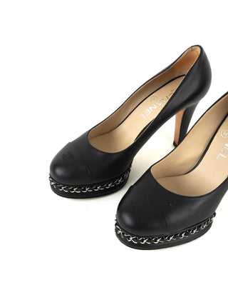 2015 Interlocking CC Logo Pumps