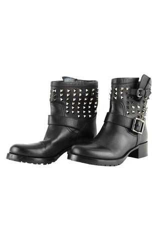 Rockstud Biker Boots