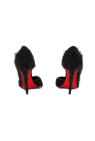 Fuzzy Half D'Orsay Pumps