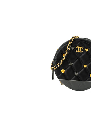 Lucky Charms Round Clutch with Chain Bag