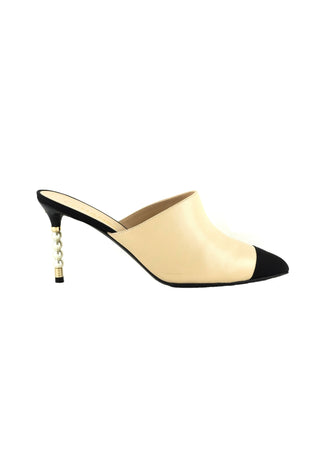 Interlocking CC Logo Peal Mules