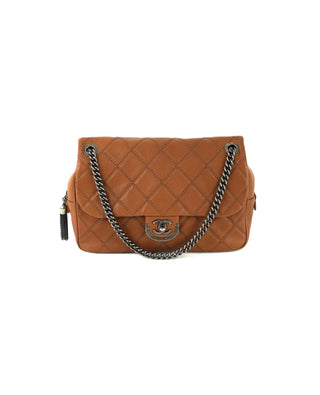 Quilted Jumbo Flap Bag