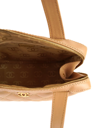 Vintage Surpique Bowler Bag