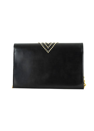 Fleur De Lys Pochette Studded Chain Bag