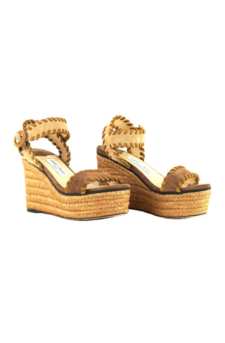 Abigail 100 Suede Wedge Sandals