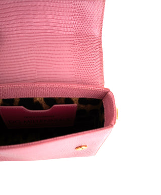 Mini DG Lizard Embossed Millennials Crossbody Bag