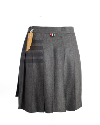 Mini Back Pleated Skirt