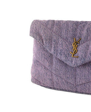 Loulou Puffer Monogram Pouch Clutch